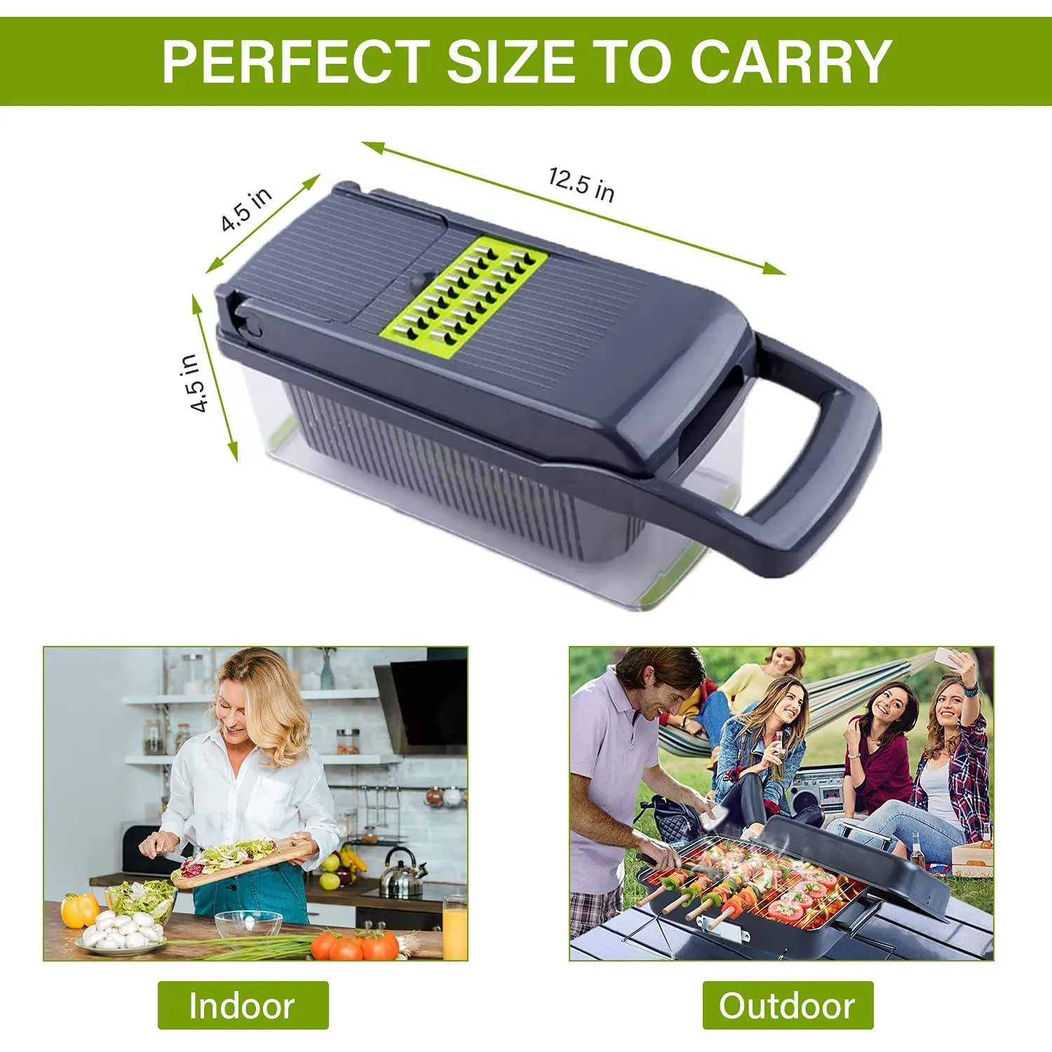 12 In 1 Manual Vegetable Chopper Vegetable Slicer