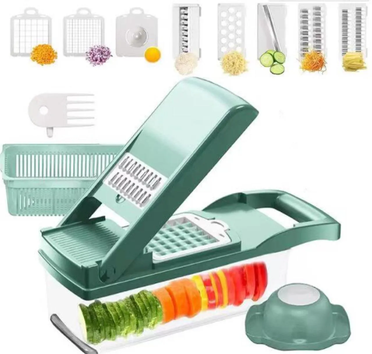 12 In 1 Manual Vegetable Chopper Vegetable Slicer