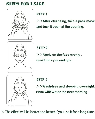 20 PCS Korean Collagen Firming Mask, Collagen Moisturizing Hydrating Face Mask, Anti-Aging Firming Face Mask Skin Care, Portable Wash-Free Sleeping Facial Mask Skin Care Products for Women and Men
