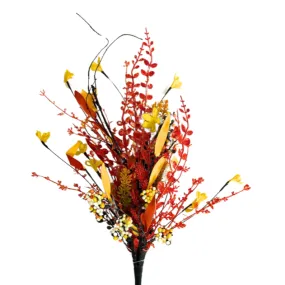 24" Mixed Halloween Spray 63526-CandyCorn