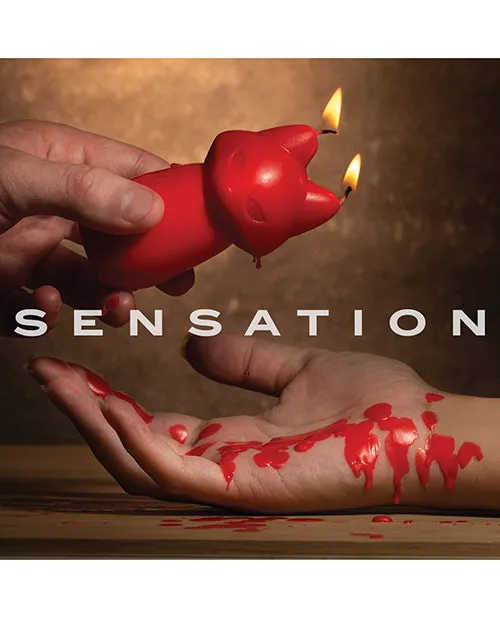 Blush Temptasia Fox Drip Candle