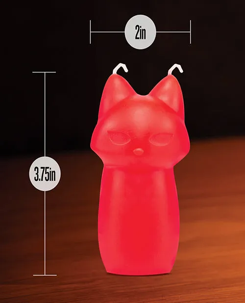 Blush Temptasia Fox Drip Candle