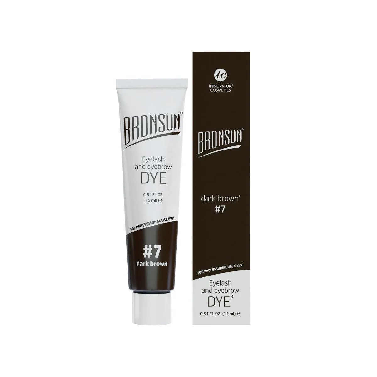 Bronsun Lash & Brow Gel Dye - #7 Dark Brown