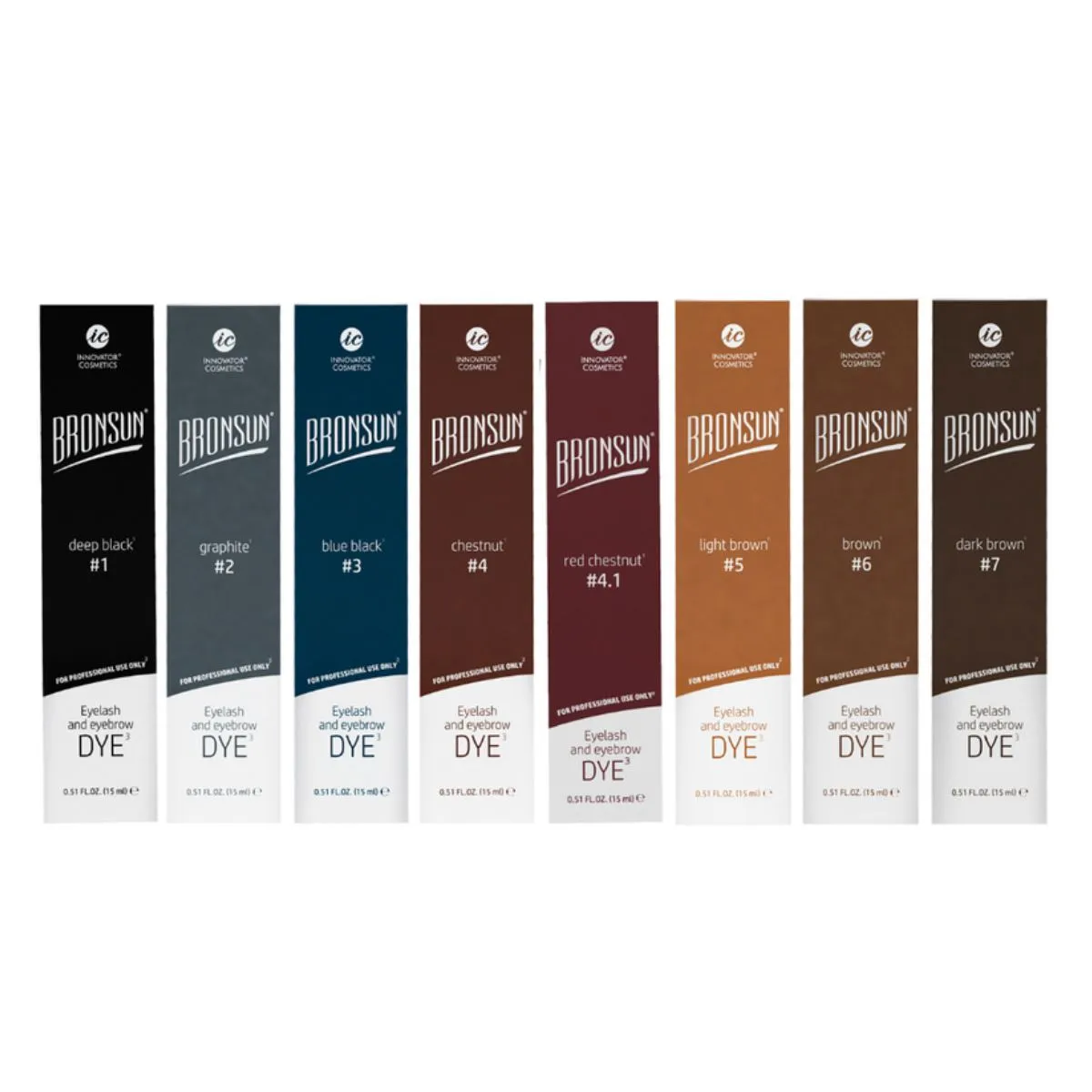 Bronsun Lash & Brow Gel Dye - #7 Dark Brown