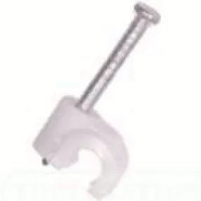 Cable Clip For Ground Wire Gray (100 LOT)