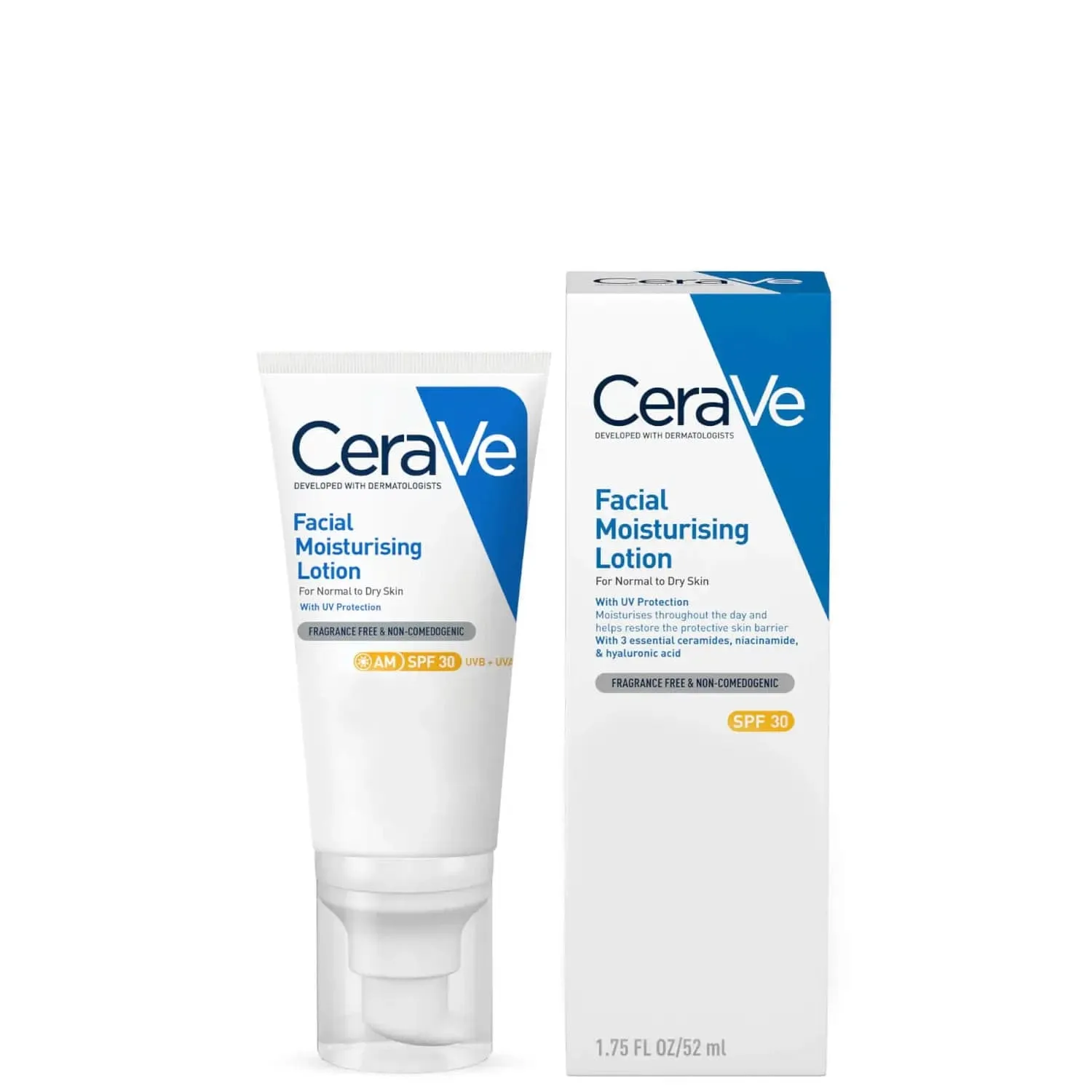 CeraVe AM Facial Moisturising SPF30 Lotion (52ml)