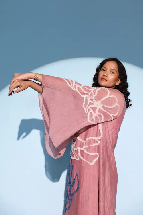 Chambray & Co.'S  Set Elenor Ravelled Applique Silk Set
