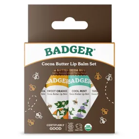 Cocoa Butter Lip Balm Gift 4-Pack