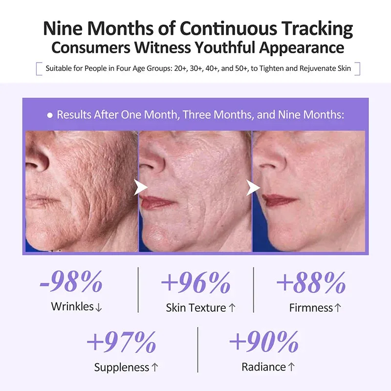 Collagen Face Serum Lifting Facial Skin Hyaluronic Acid Forehead Fine Lines Smoothing Facial Serum Skin Care Beauty Joypretty