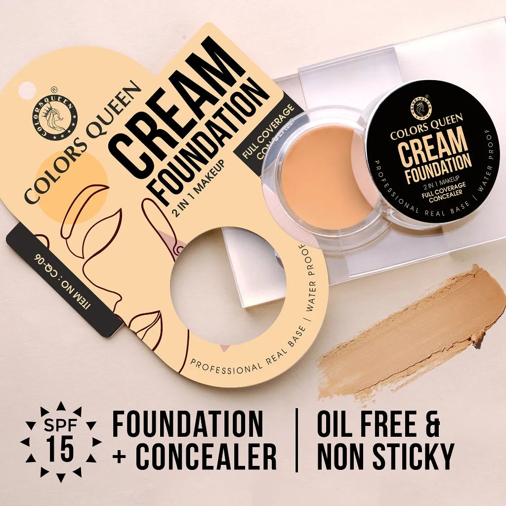 Colors Queen 2 in 1 Foundation & Concealer