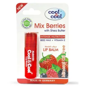 Cool & Cool Mix Berries with Shea Butter Lip Balm - 4.6g