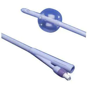 Dover 2-Way Silicone Foley Catheter 24 Fr 30 cc