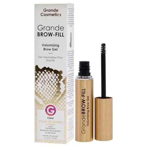 Grande Cosmetics GrandeBROW-FILL Volumizing Brow Gel, Clear