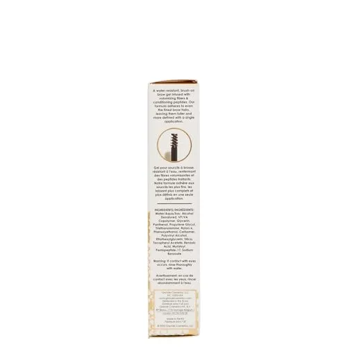 Grande Cosmetics GrandeBROW-FILL Volumizing Brow Gel, Clear