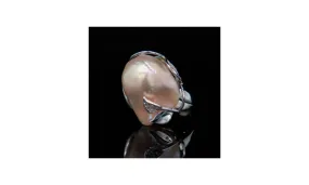Ivona Blush Ring - Baroque Pearl