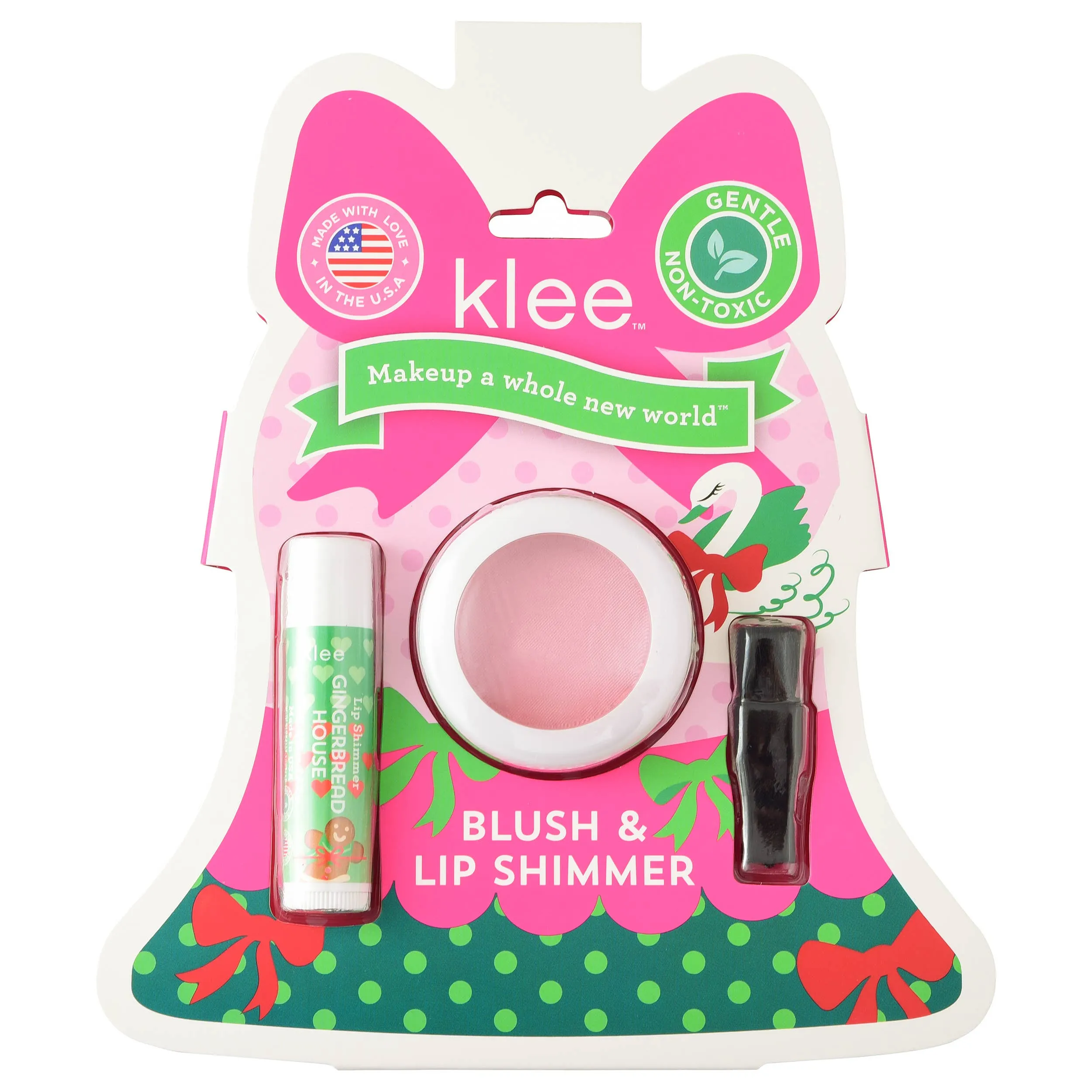 KLE Garland Pop Holiday Blush and Lip Shimmer Set
