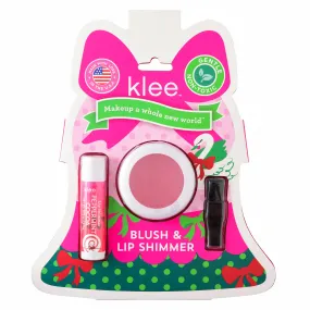 KLE Garland Pop Holiday Blush and Lip Shimmer Set