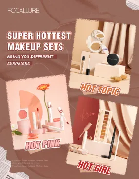 Lipstick Set 2 Pcs, Velvet Blurred Effect Matte Lipstick, 1 Pcs Face Blusher Long-lasting Natural Makeup
