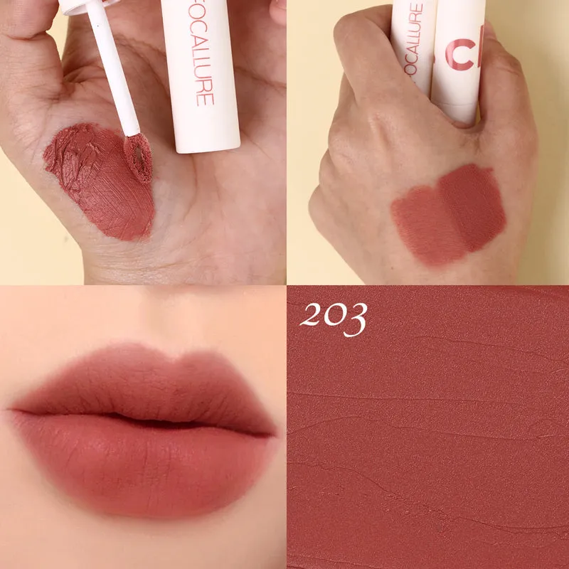 Lipstick Set 2 Pcs, Velvet Blurred Effect Matte Lipstick, 1 Pcs Face Blusher Long-lasting Natural Makeup