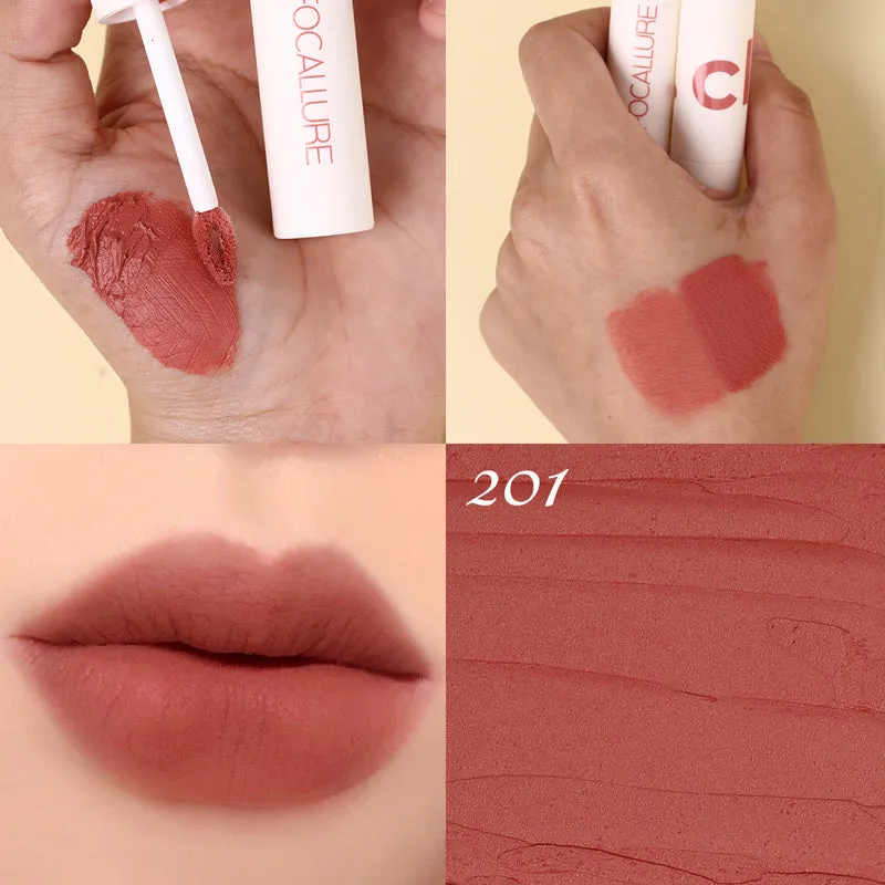 Lipstick Set 2 Pcs, Velvet Blurred Effect Matte Lipstick, 1 Pcs Face Blusher Long-lasting Natural Makeup
