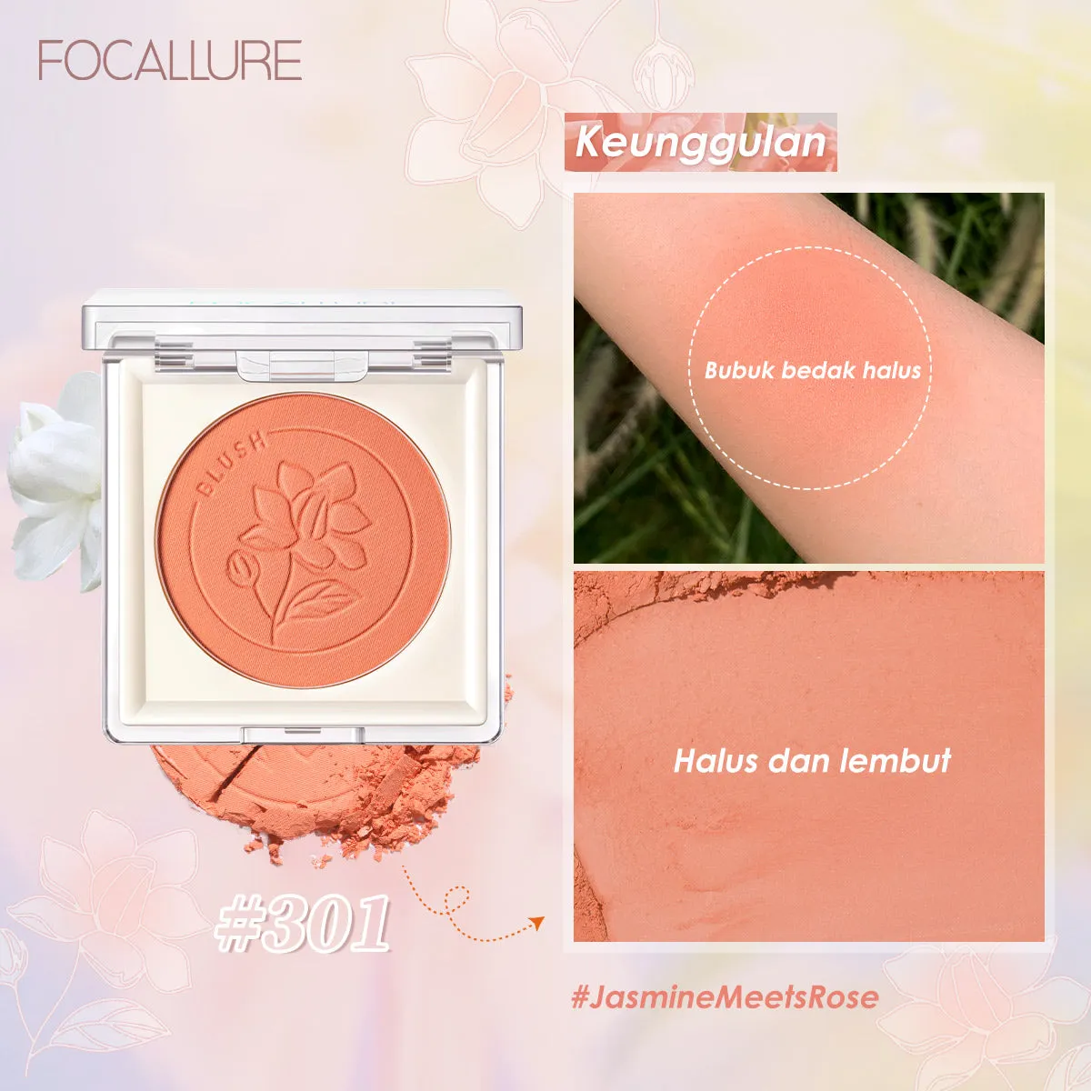 Lipstick Set 2 Pcs, Velvet Blurred Effect Matte Lipstick, 1 Pcs Face Blusher Long-lasting Natural Makeup