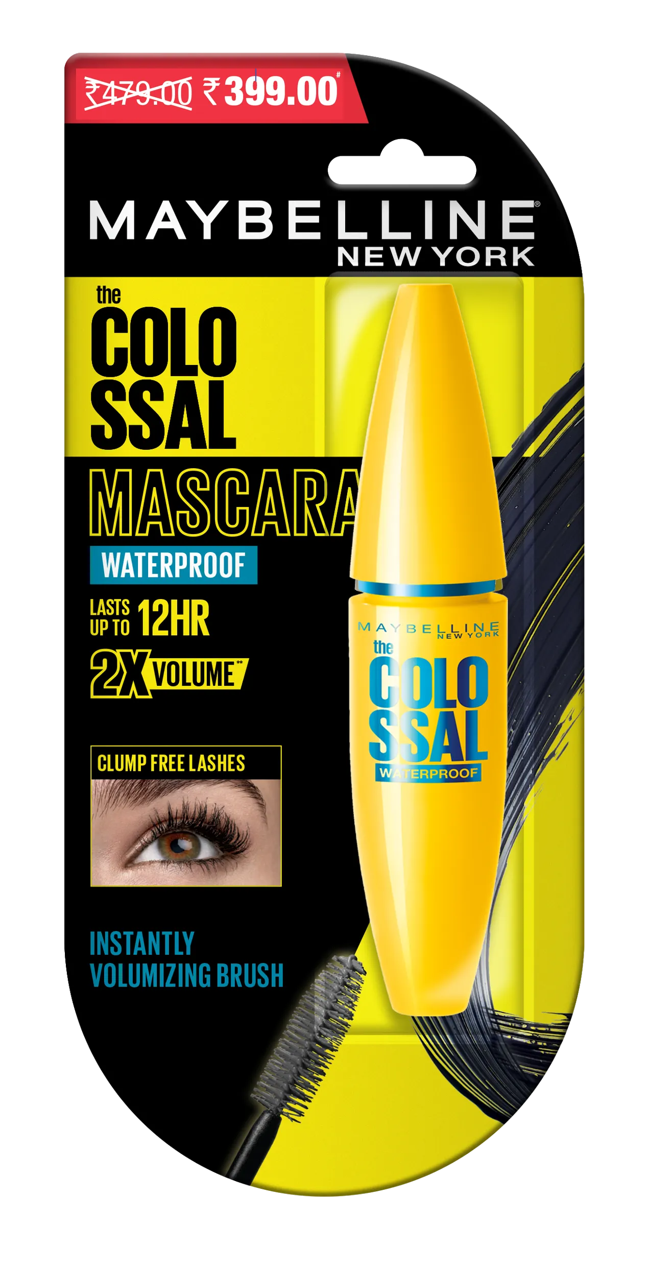 Maybelline New York The Colossal Waterproof Mascara @ Rs399 (Rs80 off)