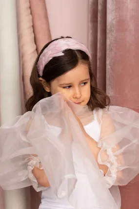 Mini Odette Headband Swan Blush
