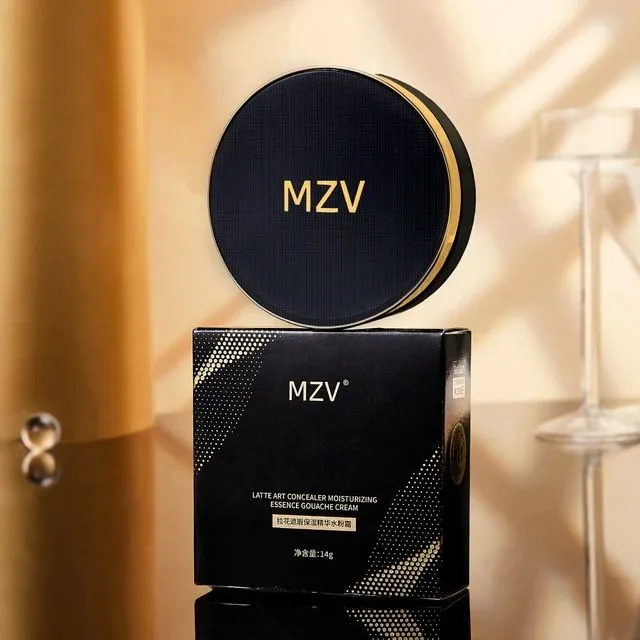 MZV Foundation Air Cushion Cream with Replacement Full Cover Oil Control Waterproof Face Base Makeup Banzou Concealer