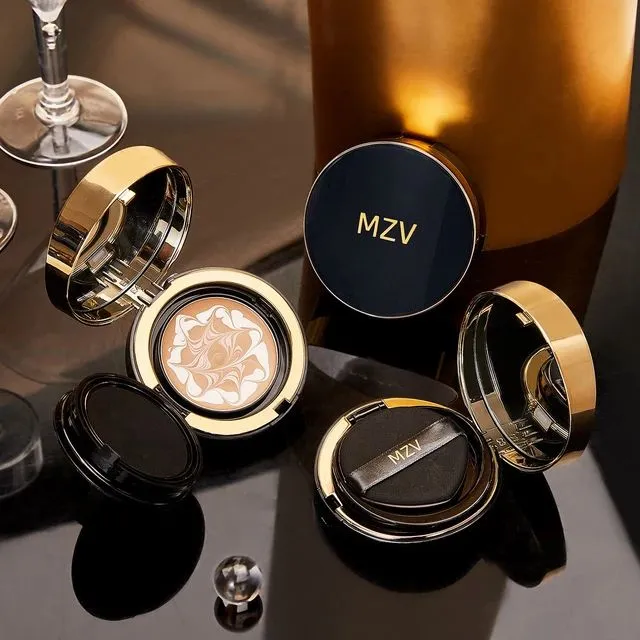 MZV Foundation Air Cushion Cream with Replacement Full Cover Oil Control Waterproof Face Base Makeup Banzou Concealer