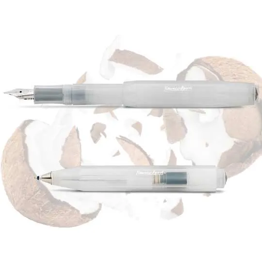 Natural Coconut Frosted Sport Ballpoint Pen