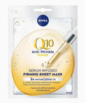 Nivea Q10 Power Anti Wrinkle Serum Infused Firming Sheet Mask