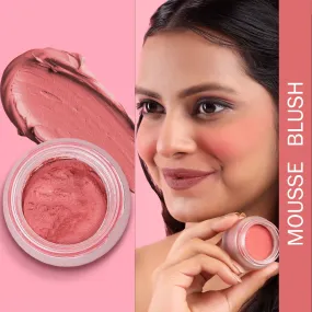 NY Bae Mousse Blush - Radiate Rust 06 (10 gm) | Rust | Creamy Matte | Natural Matte Finish | Highly Pigmented | Lightweight | Satin Soft Feel | Super Blendable | All Skin Types