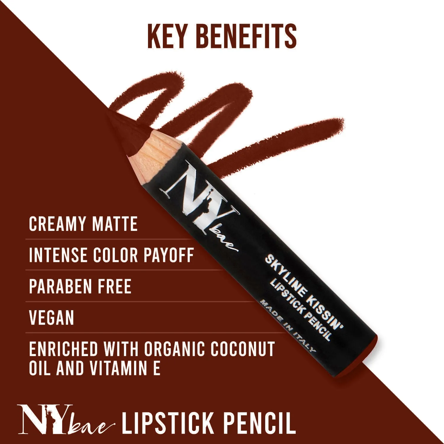 NY Bae Skyline Kissin' - Mini Lip Crayon Madison Sqaure Skyline Kissin' 12 (1.5g)