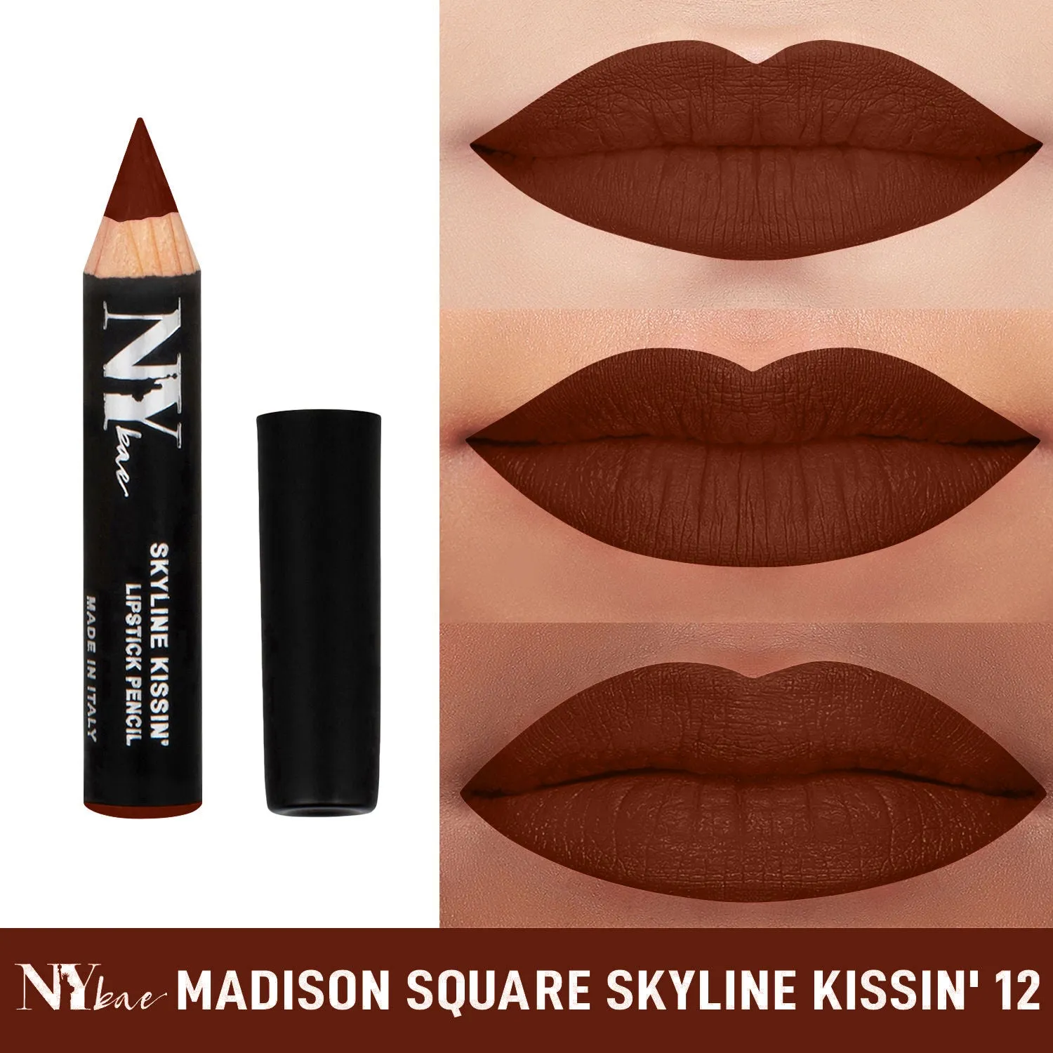 NY Bae Skyline Kissin' - Mini Lip Crayon Madison Sqaure Skyline Kissin' 12 (1.5g)