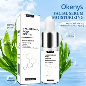 Okeny's Hyaluronic Acid Face Serum - 15ml Moisturizing Elixir for Anti Aging & Skin Firming