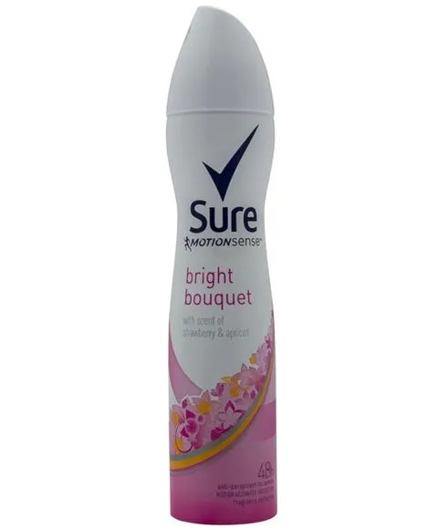 Sure Motionsense Women Bright Bouquet 48H Anti Perspirant Deodorant Spray