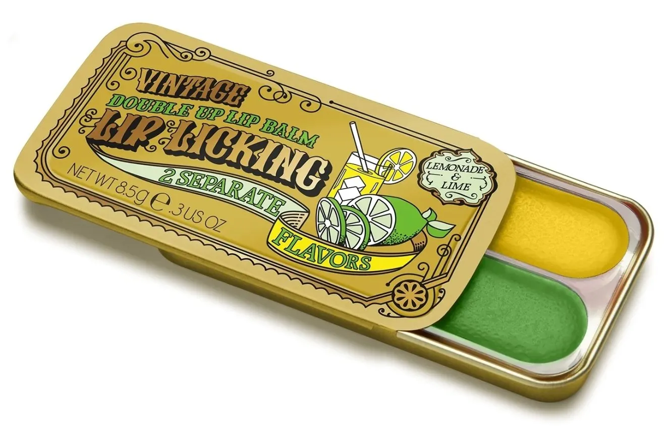 Tinte Vintage Lip Licking Flavored DOUBLE UP Slider Lip Balm